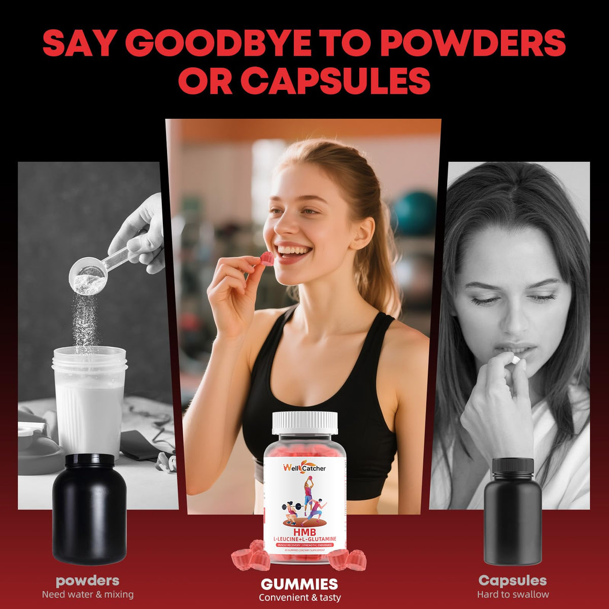 Wellcatcher Gummy HMB et Leucine boîte ouverte