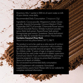WelleCo The Evening Elixir Chocolat Chaud 210g préparation avec lait végétal