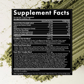 WelleCo The Super Elixir Poudre de Super Greens 300g en pot