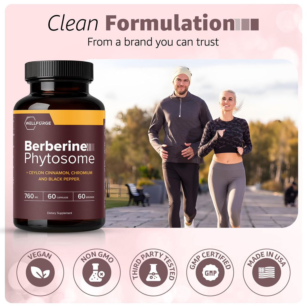 WellForge Berbérine Phytosome 550mg en contexte de santé
