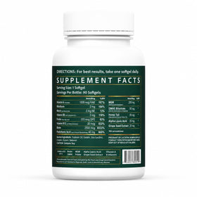 Wellgenix Purvana 2500mcg Biotine gélules avec ingrédients