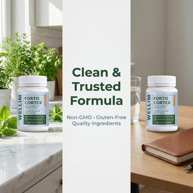 WELLIM FortisCortex capsules sur fond blanc