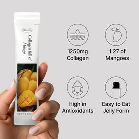 WELLINUS Collagène Marin Gelée au Mangue présentation des sachets