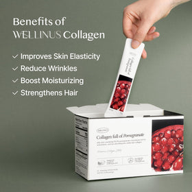 WELLINUS Collagène Marin Gelée dans un cadre de style de vie actif