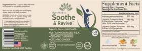 Wellkasa Soothe & Revive PEA 600mg bottle open