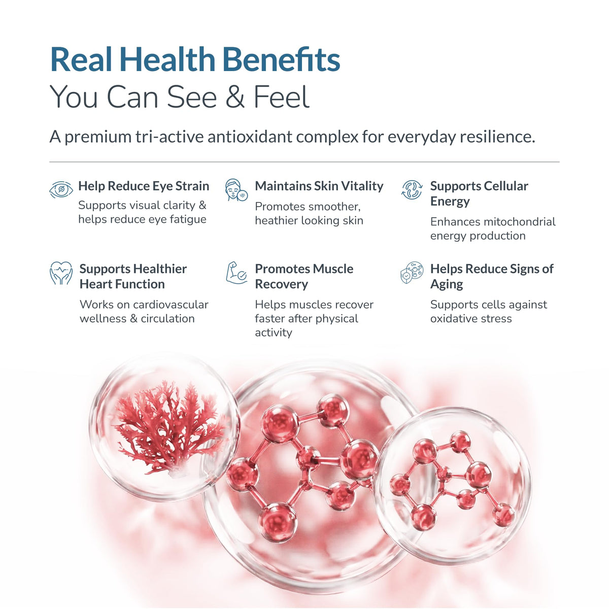 WELLNESS EXTRACT Astaxanthin 12mg gélules molles, gélules sur une cuillère