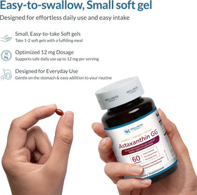 WELLNESS EXTRACT Astaxanthin 12mg gélules molles, ingrédients listés