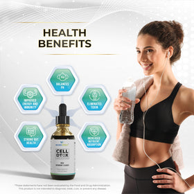 WELLNESS EXTRACT Cell Dtox gouttes minérales alcalines vue arrière