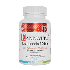 WELLNESS EXTRACT Vitamine E 300mg 60 gélules vue de face
