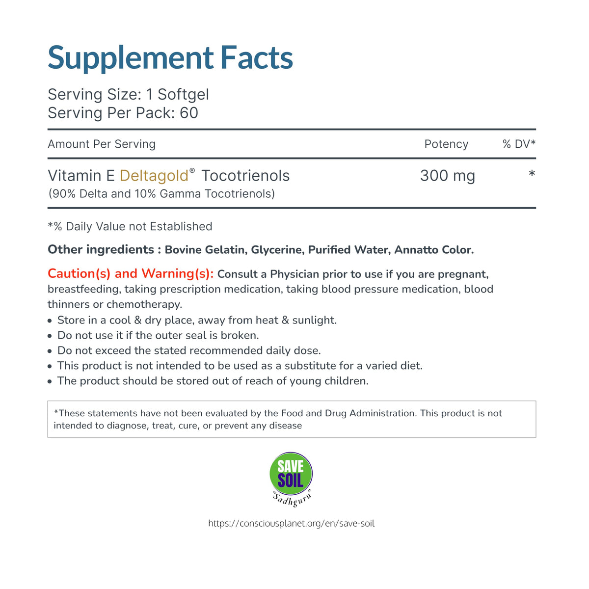WELLNESS EXTRACT Vitamine E 300mg bouteille vue arrière