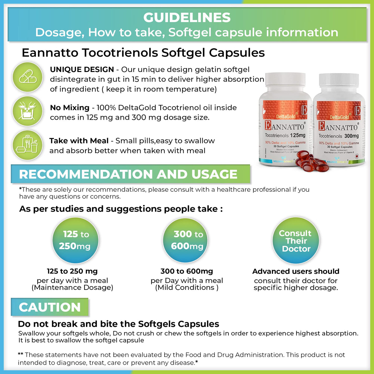 WELLNESS EXTRACT Vitamine E 300mg gélules molles sur une table