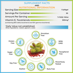 WELLNESS EXTRACT Vitamine E 300mg gélules molles vue arrière