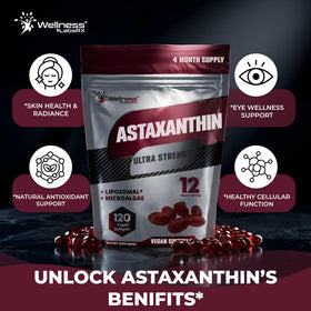 WELLNESS LABSRX Astaxanthine Liposomale 12mg gélules végétales arrière