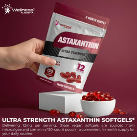 WELLNESS LABSRX Astaxanthine Liposomale 12mg gélules végétales côté