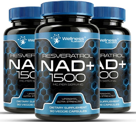 WELLNESS LABSRX Complément Alimentaire NAD+ 1500mg flacon avant