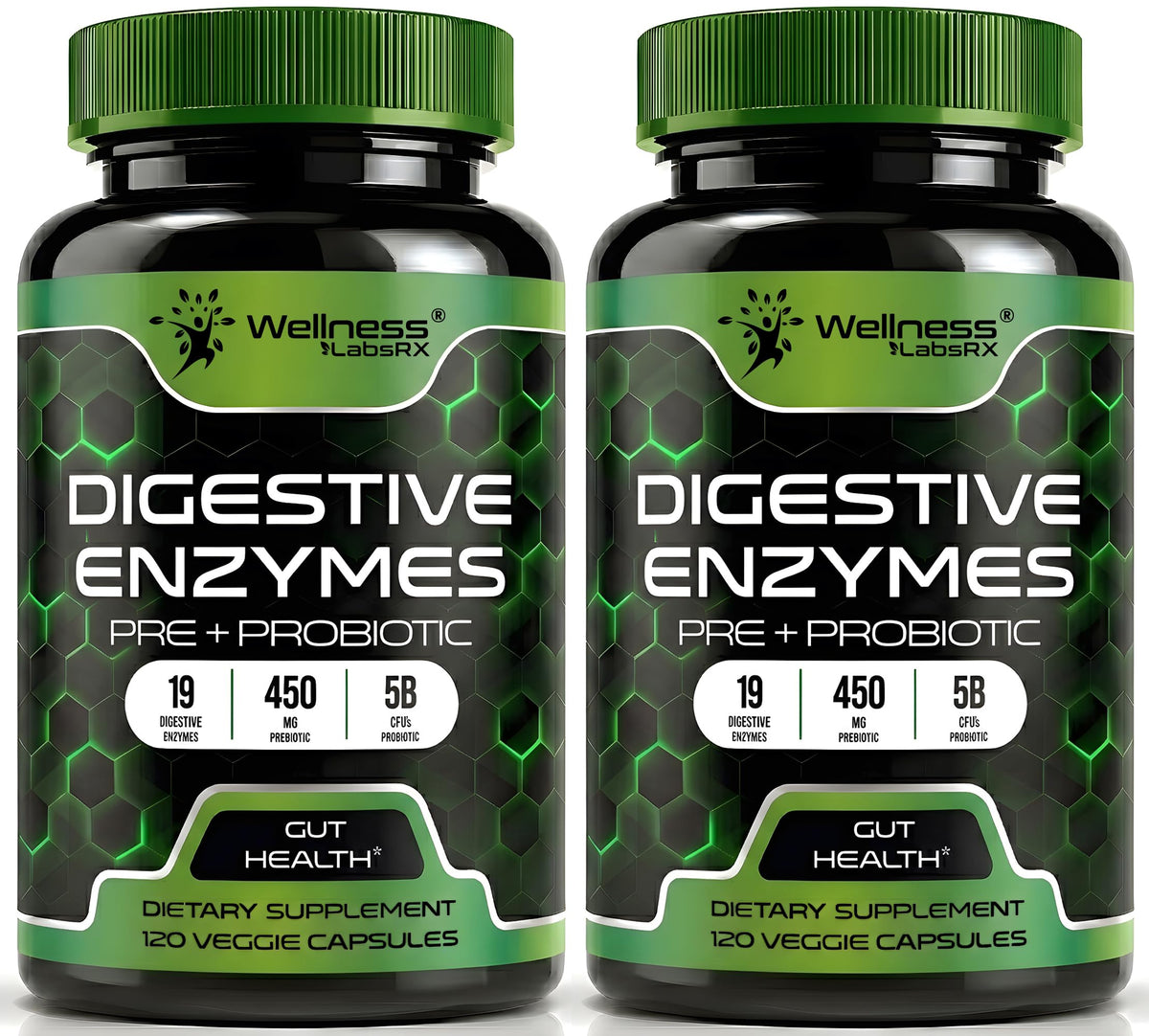 WELLNESS LABSRX Compléments Alimentaires Multi-Enzymes 240 Capsules vue avant