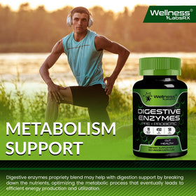 WELLNESS LABSRX Compléments Alimentaires Multi-Enzymes vue de profil