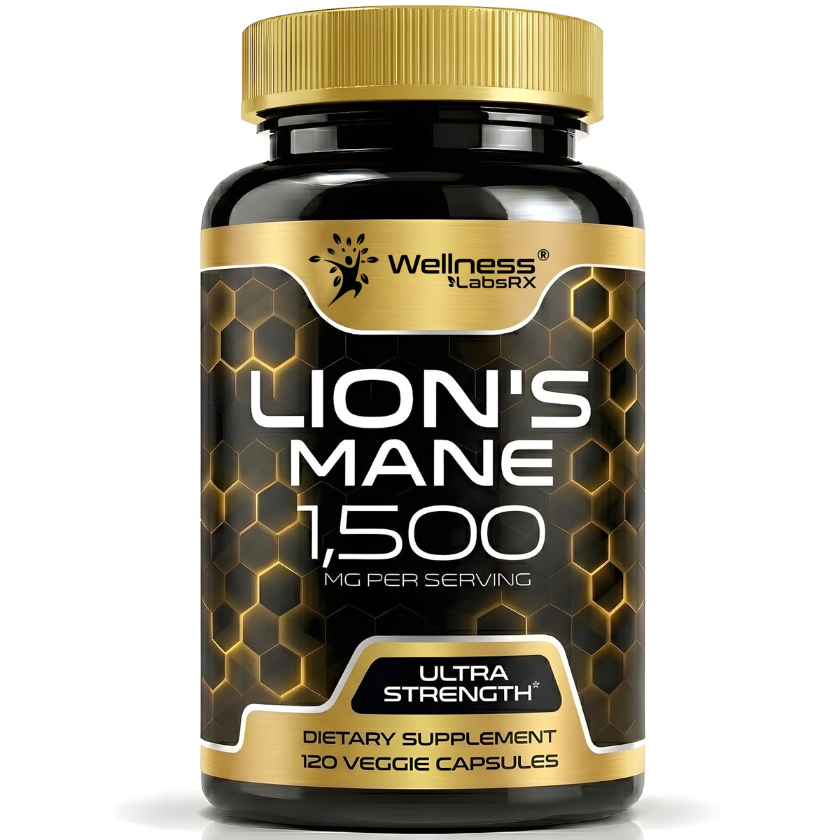 WELLNESS LABSRX Melena de Lion 120 capsules - vue de face