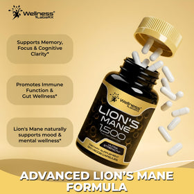 WELLNESS LABSRX Melena de Lion capsules - vue de dessus