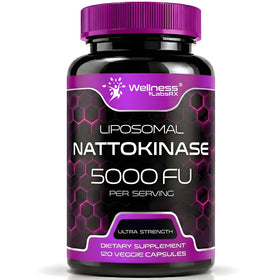 WELLNESS LABSRX Nattokinase 5000 FU 120 capsules vue de face