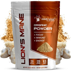 WELLNESS LABSRX Poudre de Champignon Lion's Mane 2000mg vue avant