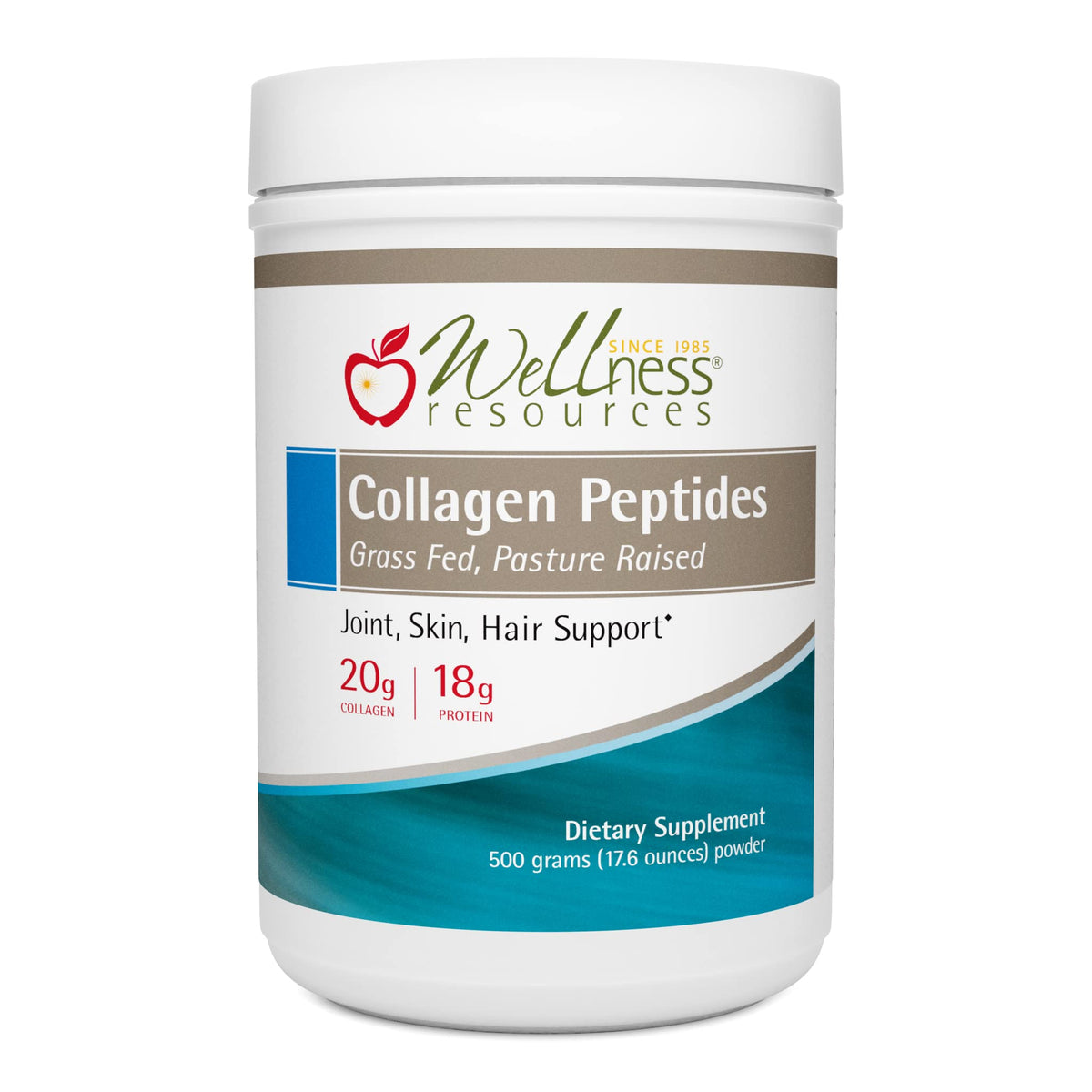 Wellness Resources Collagen Peptides 500g packaging front view