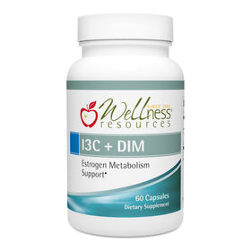 Wellness Resources I3C + DIM 60 capsules, vue de face