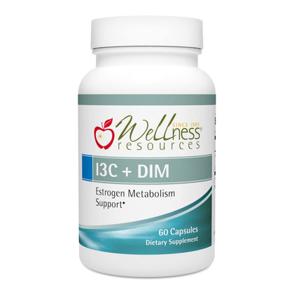 Wellness Resources I3C + DIM 60 capsules, vue de face