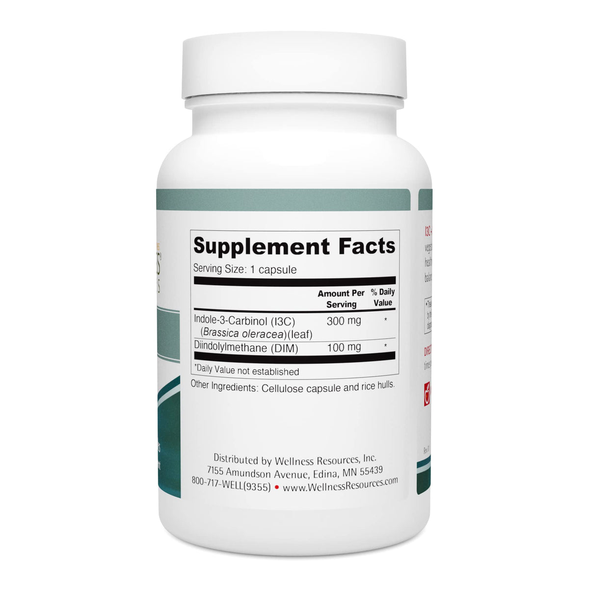 Wellness Resources I3C + DIM, gros plan sur les capsules