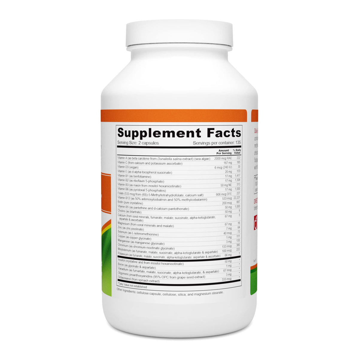 Wellness Resources Multivitamines Énergie Quotidienne 270 Capsules emballage