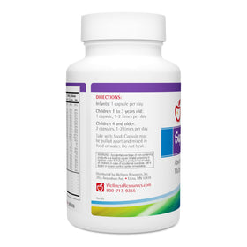 Wellness Resources Super Mini-Multi Capsules avec un enfant souriant