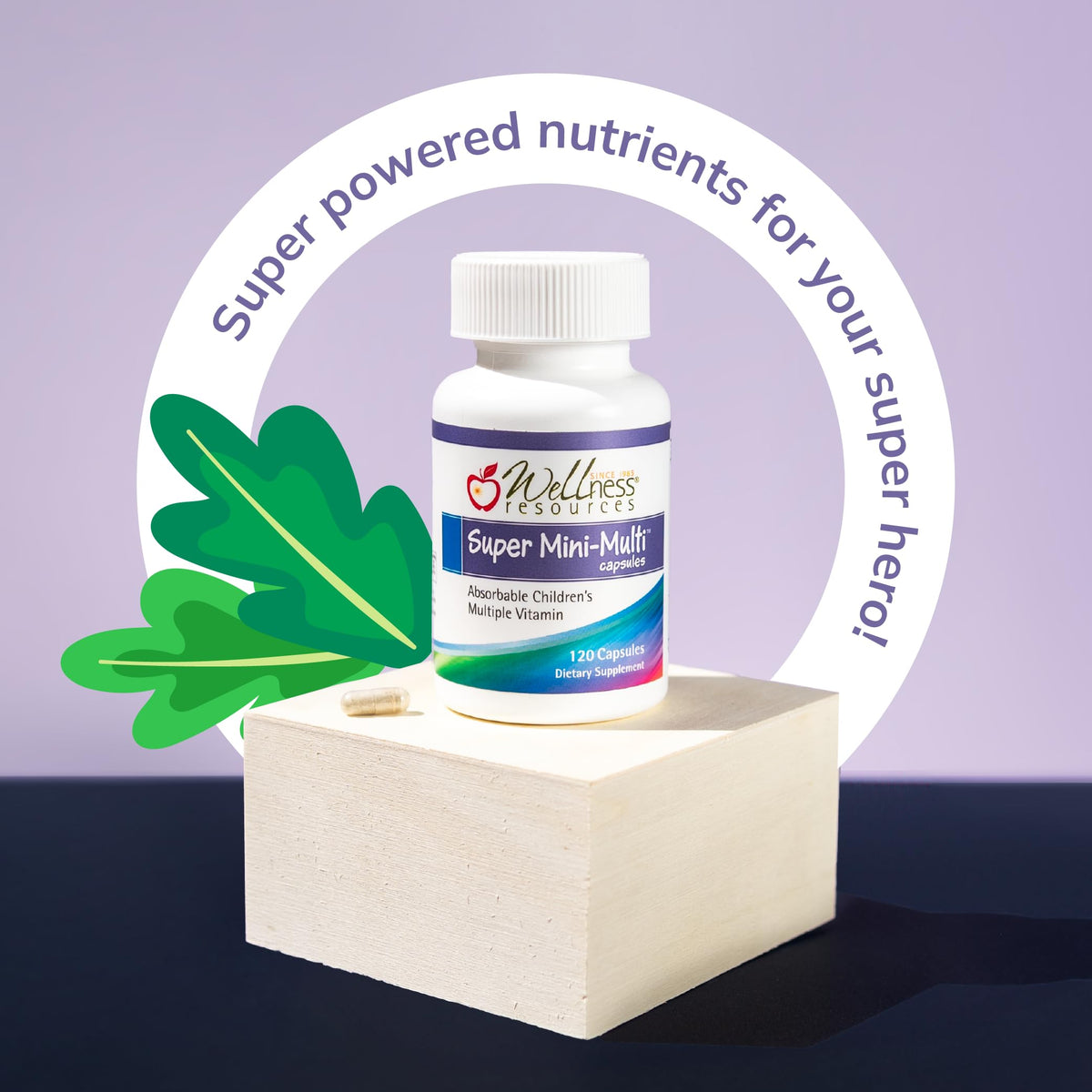 Wellness Resources Super Mini-Multi Capsules dans leur flacon d'origine