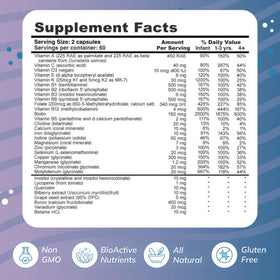 Wellness Resources Super Mini-Multi Capsules emballage et contenu