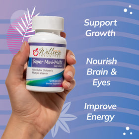 Wellness Resources Super Mini-Multi Capsules sur une table