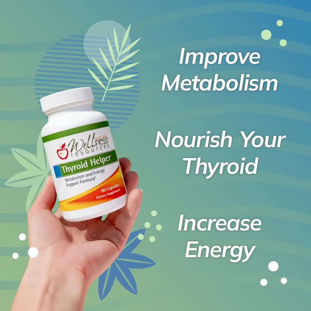 Wellness Resources Thyroid Helper capsules avec étiquette