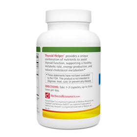 Wellness Resources Thyroid Helper capsules sur table