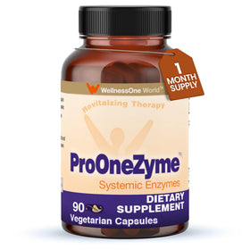 WellnessOne ProOneZyme 90 capsules vue avant