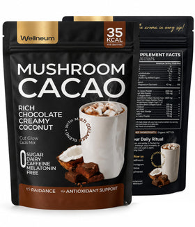 Wellneum Poudre de Cacao Bio SANS Sucre sachet avant