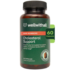 WellWithAll Cholesterol Support 60 capsules vue avant