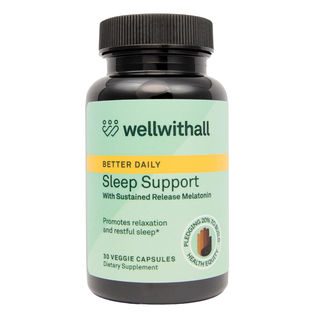 WellWithAll Complément Alimentaire Sommeil 30 Capsules vue avant