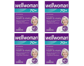 Wellwoman 70+ 30 comprimés vue avant avec emballage