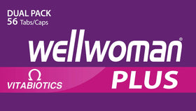 Wellwoman Compléments Alimentaires 56 Capsules sur une table