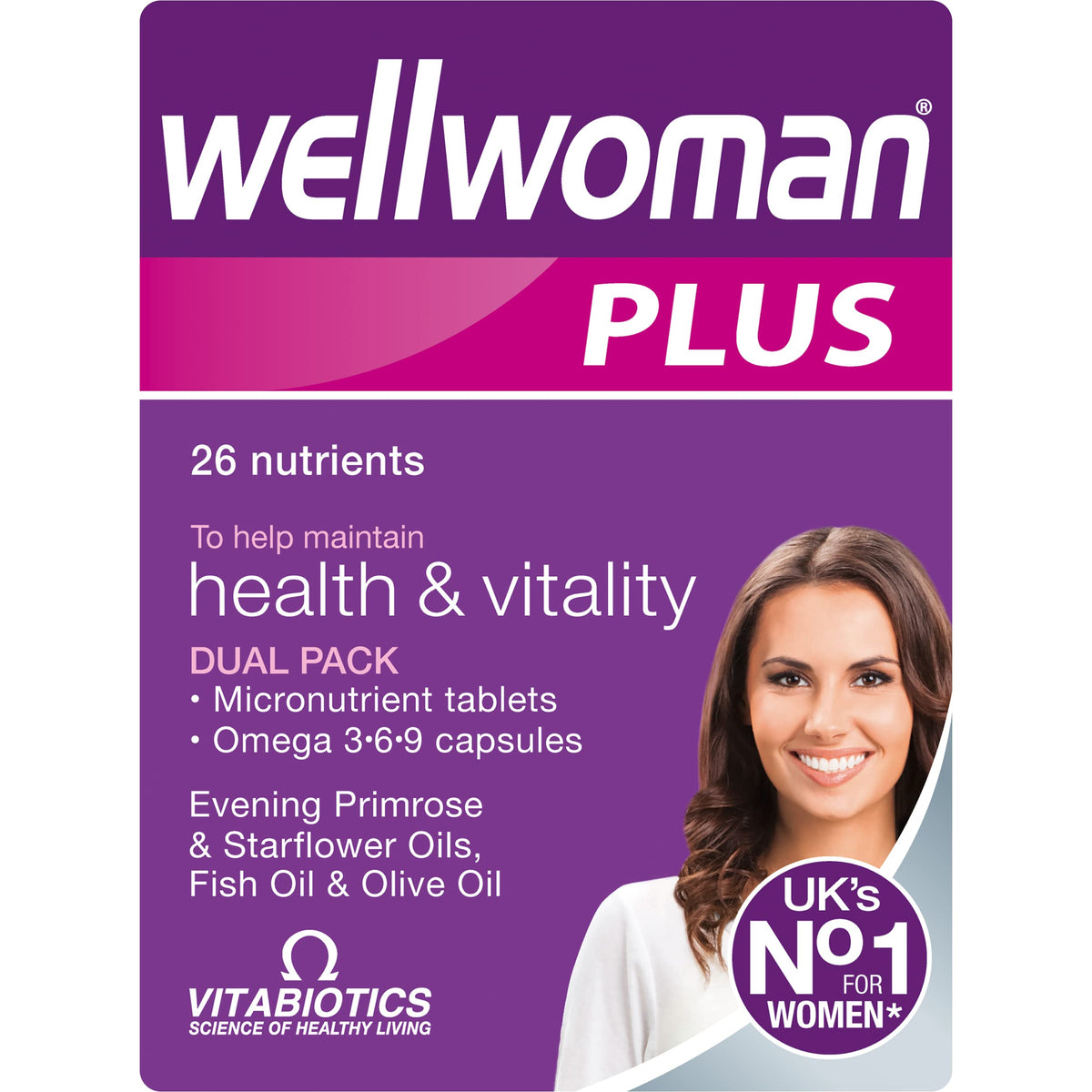 Wellwoman Compléments Alimentaires 56 Capsules vue de face