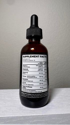 WELVIUM Vitamine D3 K2 avec présentation des nutriments