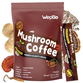 WepBio Café Noir Original paquet de 30 sachets vue de face