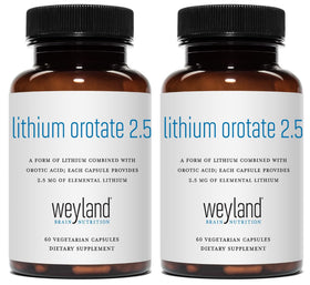 Weyland Brain Nutrition Lithium Orotate 60 capsules végétariennes