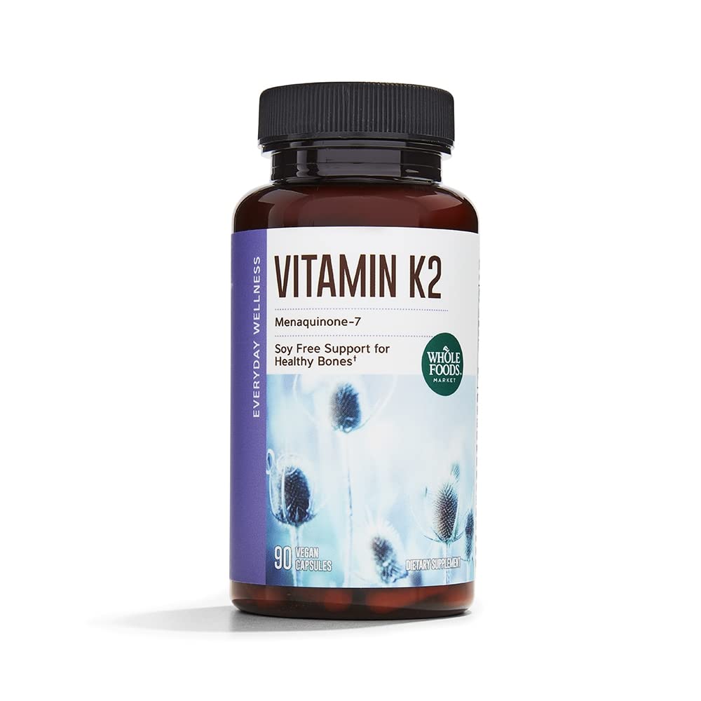 Whole Foods Market vitamine K2 90 capsules avant