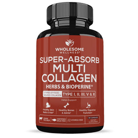 Wholesome Wellness Multi Collagène 90 Capsules vue de face