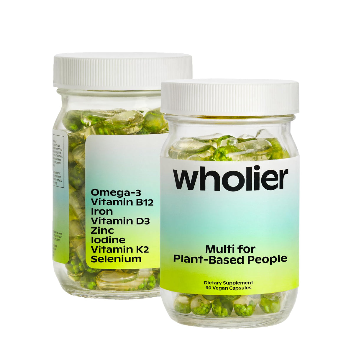 wholier Multi pour Végétaliens 60 capsules - vue avant