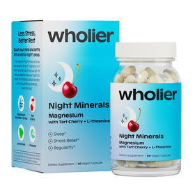 wholier Night Minerals 60 capsules vue de face